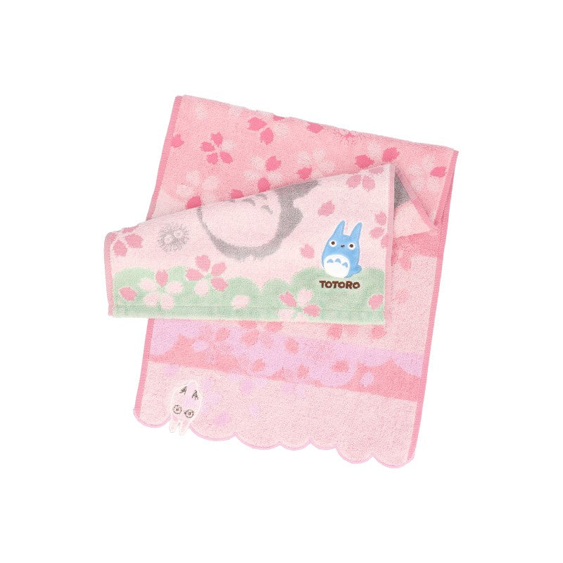 SERVIETTE CERISIERS EN FLEURS 34X80 CM - MON VOISIN TOTORO