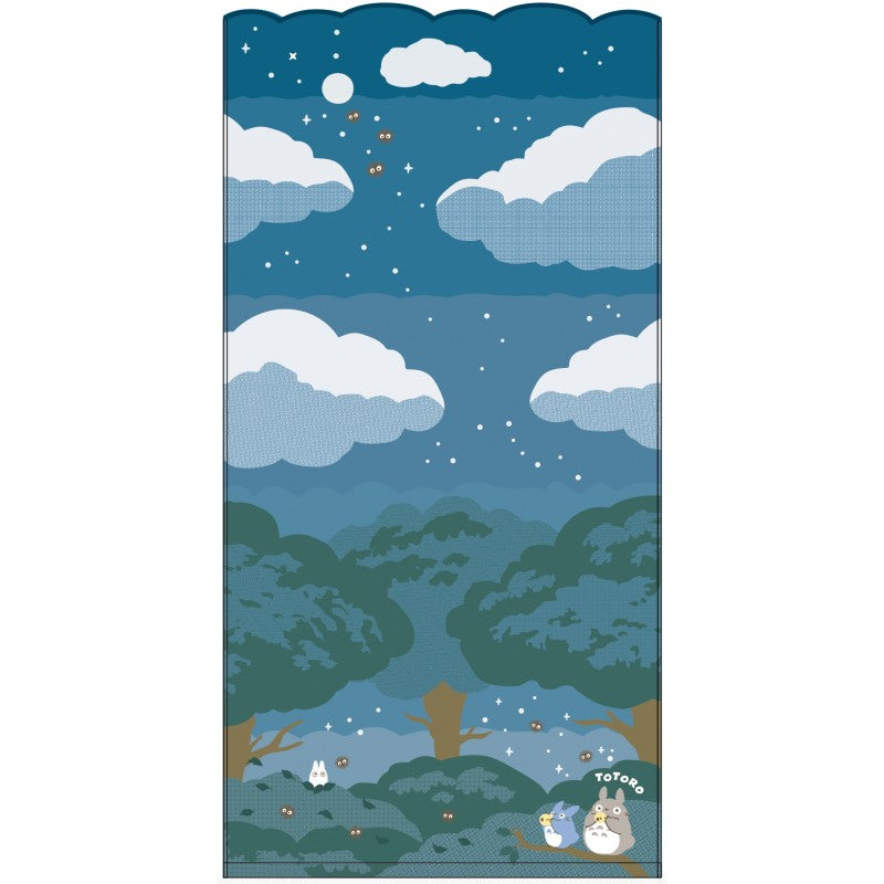 SERVIETTE DE BAIN SOUS LA LUNE 60 X 120 CM - MON VOISIN TOTORO