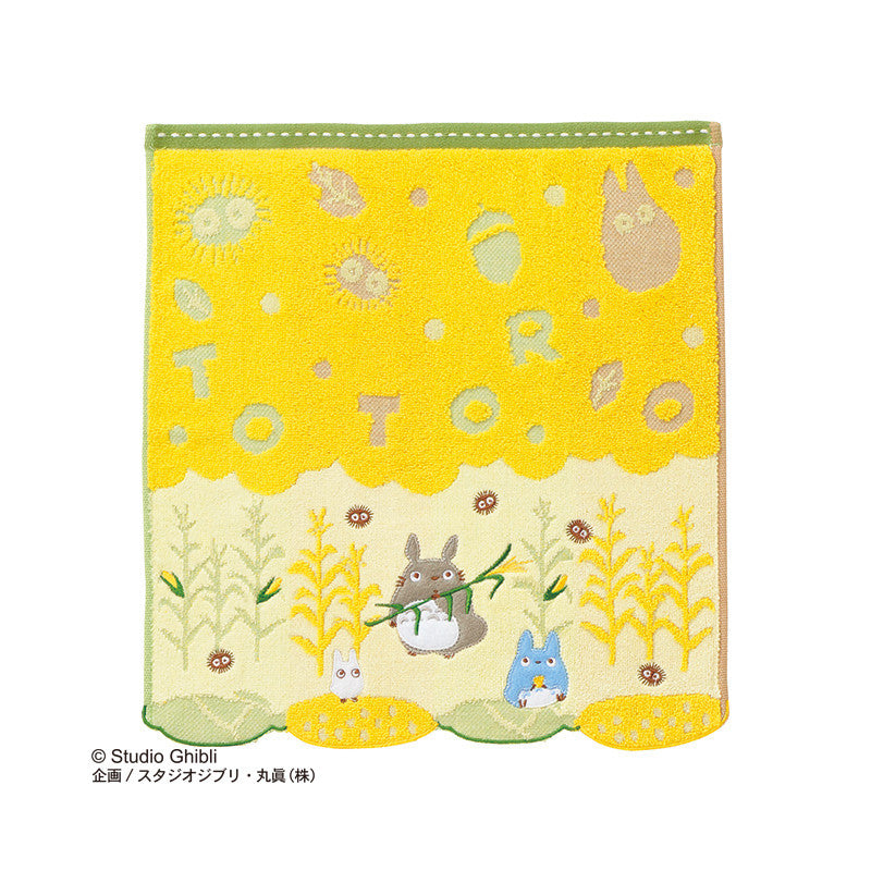 SERVIETTE EN COTON MAÏS ET TOTORO 34X35CM - MON VOISIN TOTORO