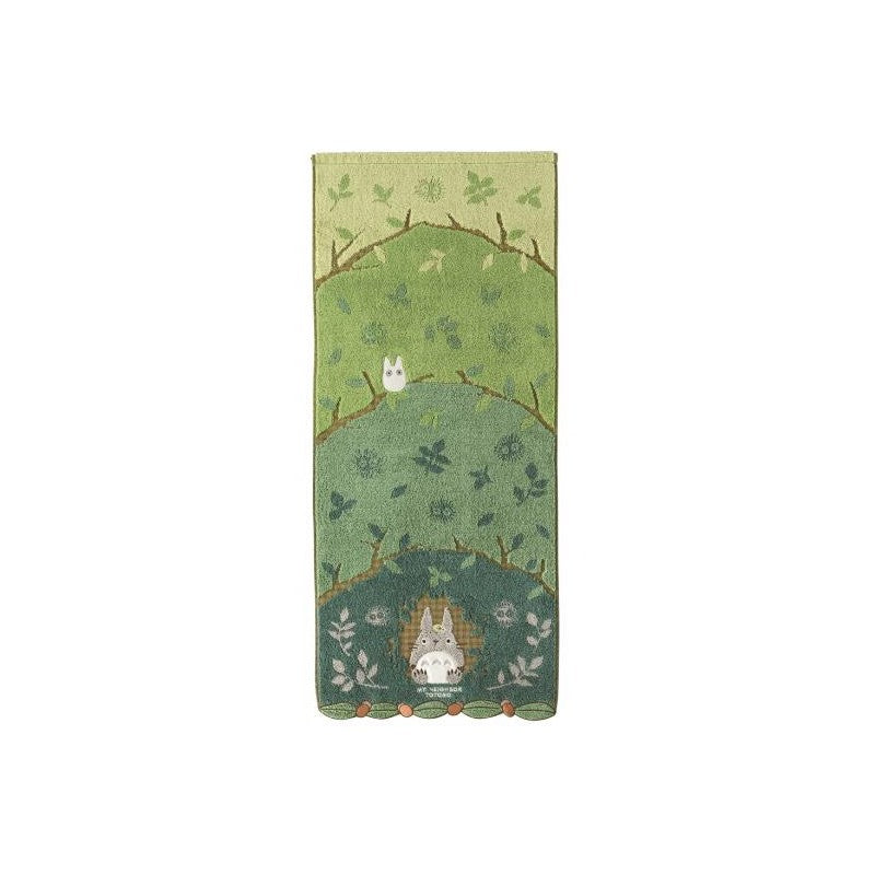 SERVIETTE TOTORO CACHE DANS LES ARBRES 34X80 CM - MON VOISIN TOTORO