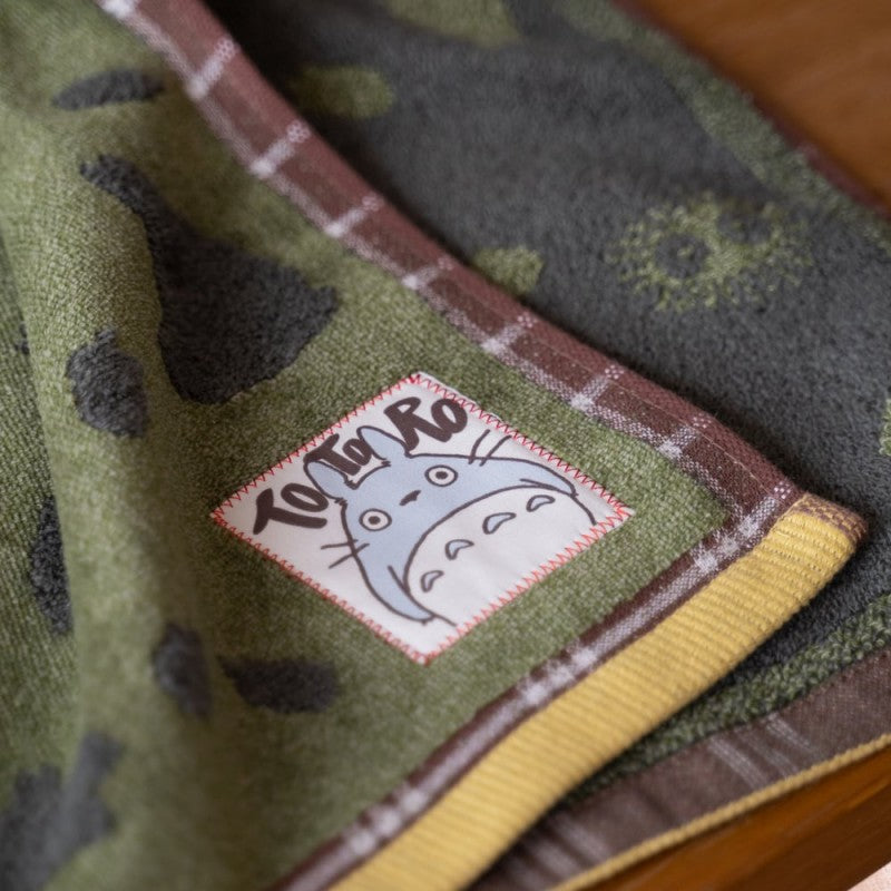 SERVIETTE VERT AUTOMNE 34X80 CM - MON VOISIN TOTORO