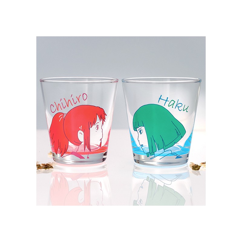 SET 2 VERRES CHIHIRO & HAKU - LE VOYAGE DE CHIHIRO