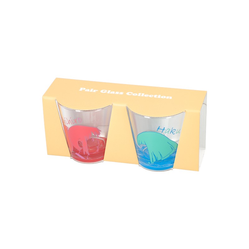 SET 2 VERRES CHIHIRO & HAKU - LE VOYAGE DE CHIHIRO