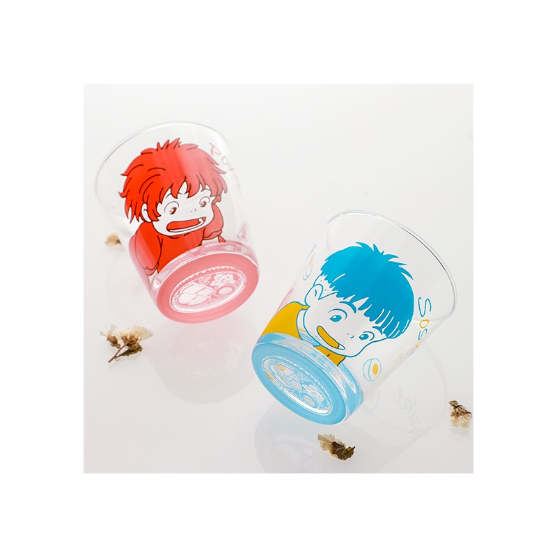 SET 2 VERRES PONYO & SOSUKE - PONYO SUR LA FALAISE