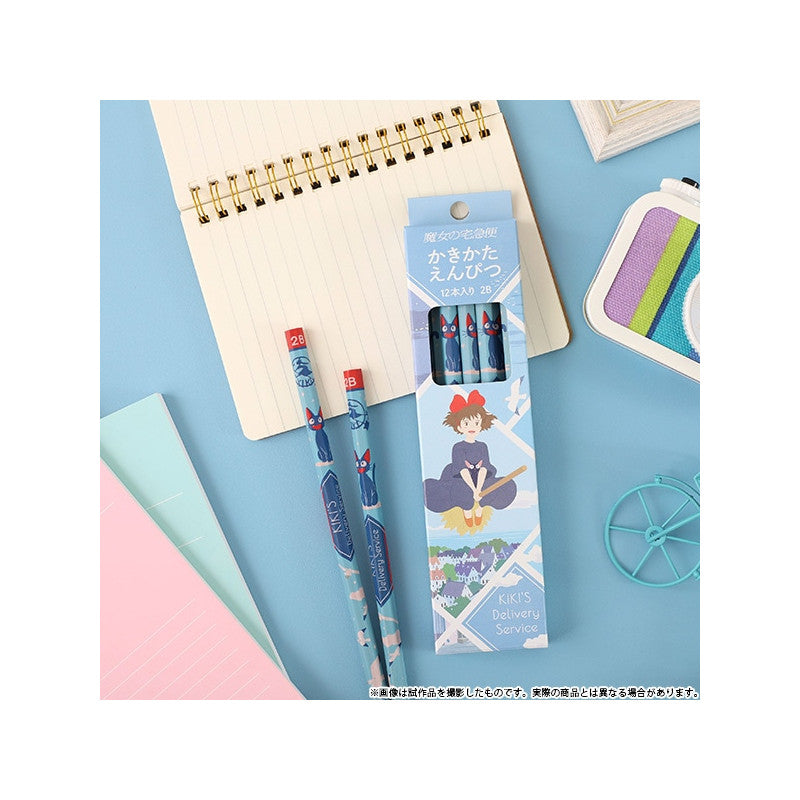 SET DE 12 CRAYONS 2B KIKI VOLE - KIKI LA PETITE SORCIÈRE