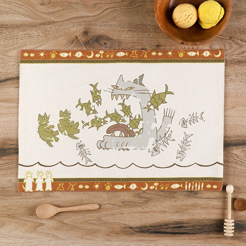 SET DE TABLE RENALDO MOON - LE ROYAUME DES CHATS
