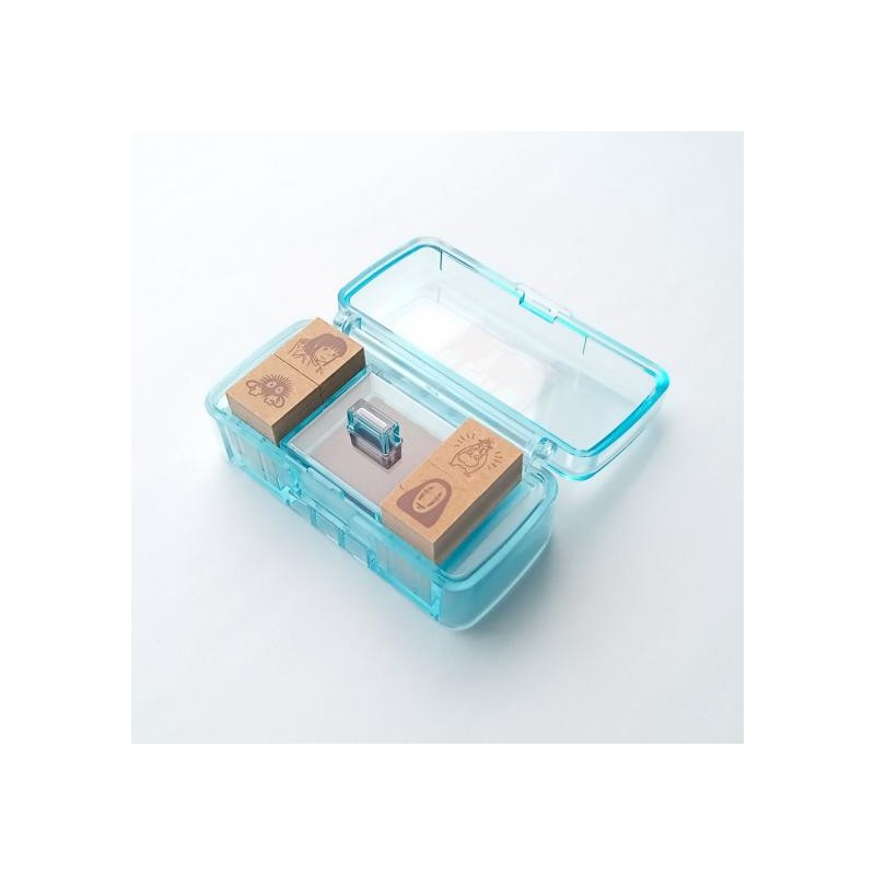 SET DE TAMPONS BLEU CHIHIRO DANS LE TRAIN - LE VOYAGE DE CHIHIRO