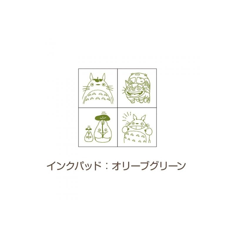 SET DE TAMPONS VERT TOTORO & CHATBUS - MON VOISIN TOTORO