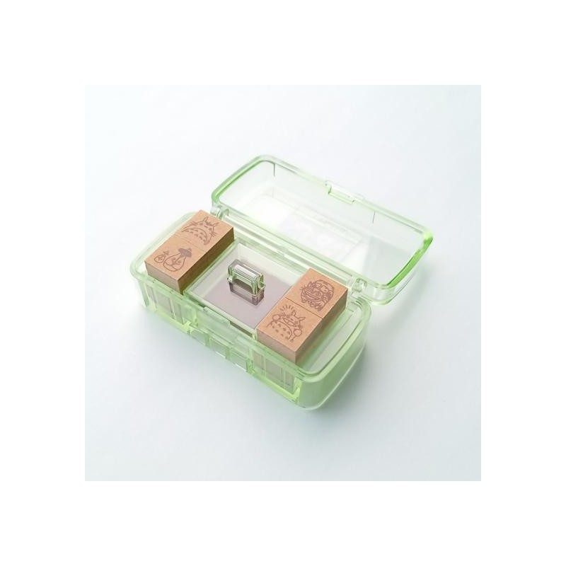 SET DE TAMPONS VERT TOTORO & CHATBUS - MON VOISIN TOTORO