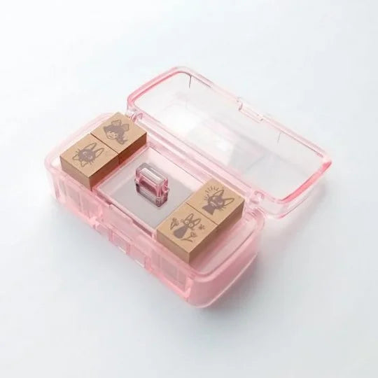 Ghibli - Kiki la petite sorcière - Set de Tampons Violet "Kiki et Jiji" - flash vidéo
