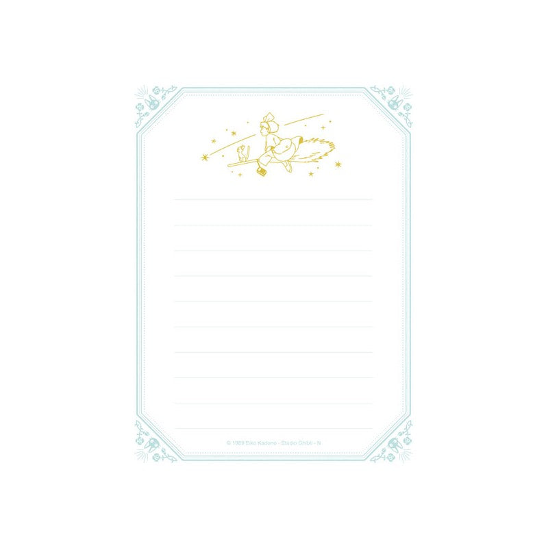 SET PAPIER À LETTRE FLEURS - KIKI LA PETITE SORCIÈRE