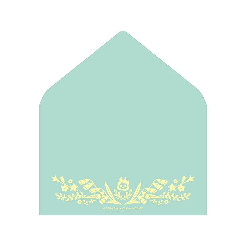SET PAPIER À LETTRE FLEURS - LE CHÂTEAU AMBULANT
