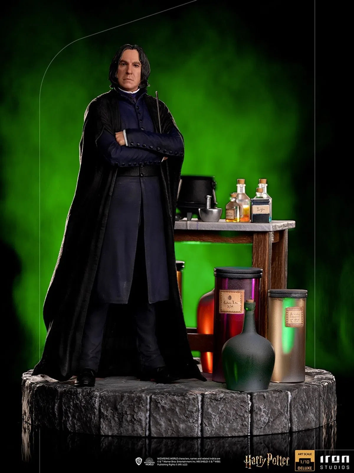 Iron Studios - Deluxe Arts Scale 1/10 - Harry Potter - Severus Snape Statue 22cm - flash vidéo