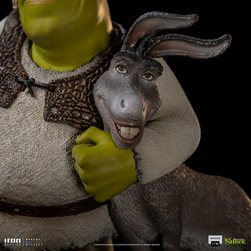 SHREK DONKEY AND THE GINGERBREAD - DELUXE ART SCALE 1/10