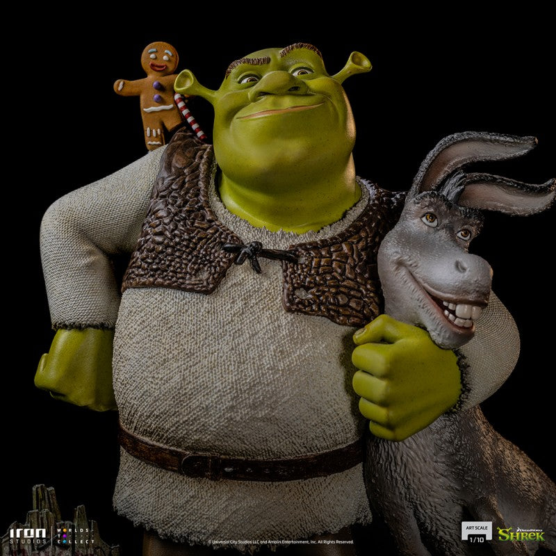 SHREK DONKEY AND THE GINGERBREAD - DELUXE ART SCALE 1/10