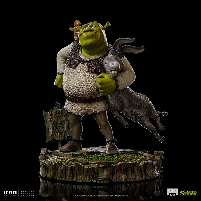 SHREK DONKEY AND THE GINGERBREAD - DELUXE ART SCALE 1/10