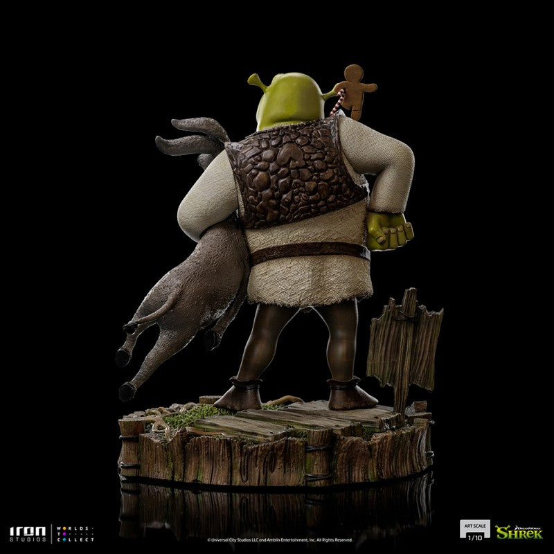 SHREK DONKEY AND THE GINGERBREAD - DELUXE ART SCALE 1/10