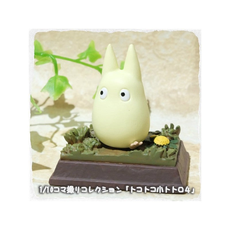STATUE COLLECTION STOP MOTION TOTORO BLANC COURSE POSE 4 - MON VOISIN