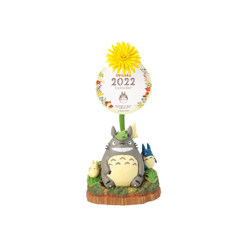 STATUE TOTORO ET SES AMIS SOUS UN PISSENLIT - MON VOISIN TOTORO