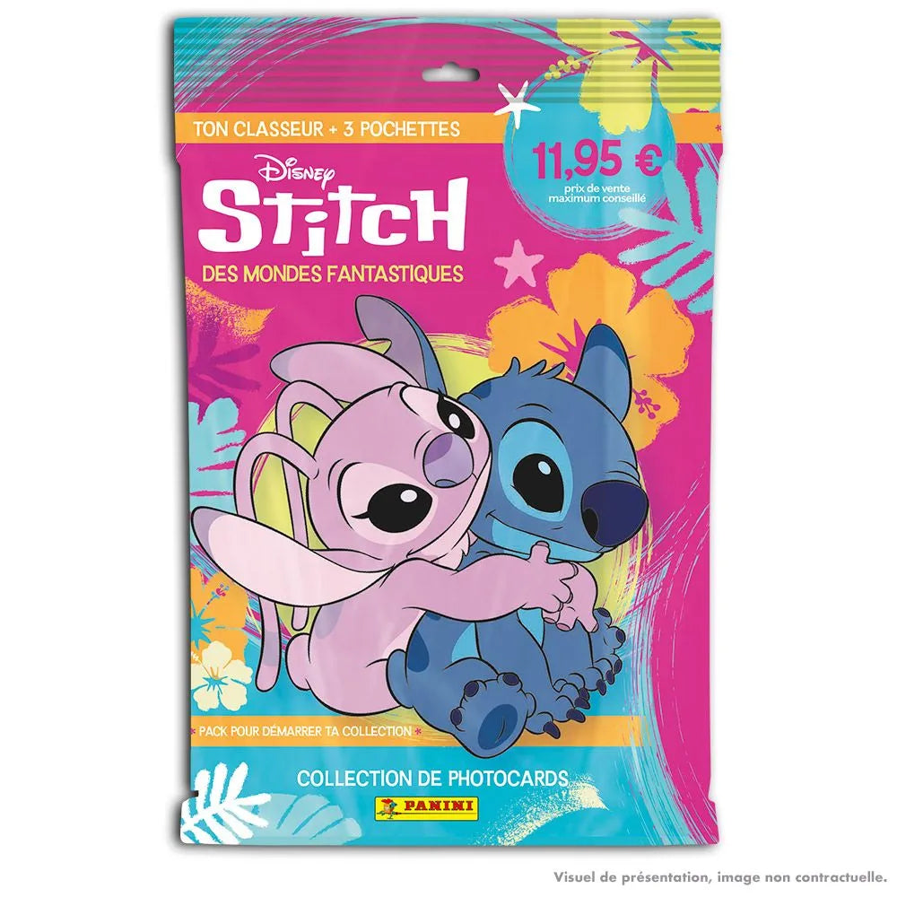 DISNEY - Stitch - Panini Photo Cards (1 col + 3 poch ) - FR