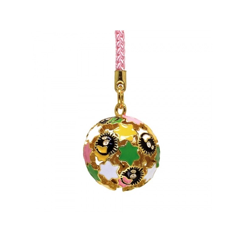 STRAP CLOCHETTE DORÉE NOIRAUDES ET BONBONS - LE VOYAGE DE CHIHIRO
