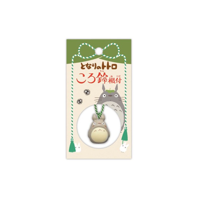 STRAP CLOCHETTE NETSUKE TOTORO GRIS - MON VOISIN TOTORO