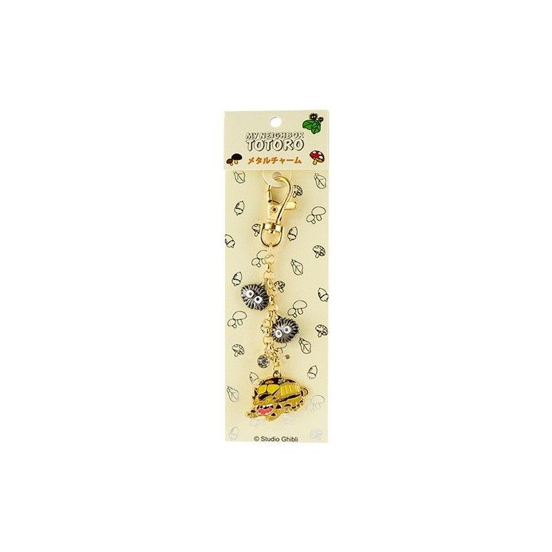 STRAP PENDENTIF CHATBUS ET SOOT SPRITE - MON VOISIN TOTORO