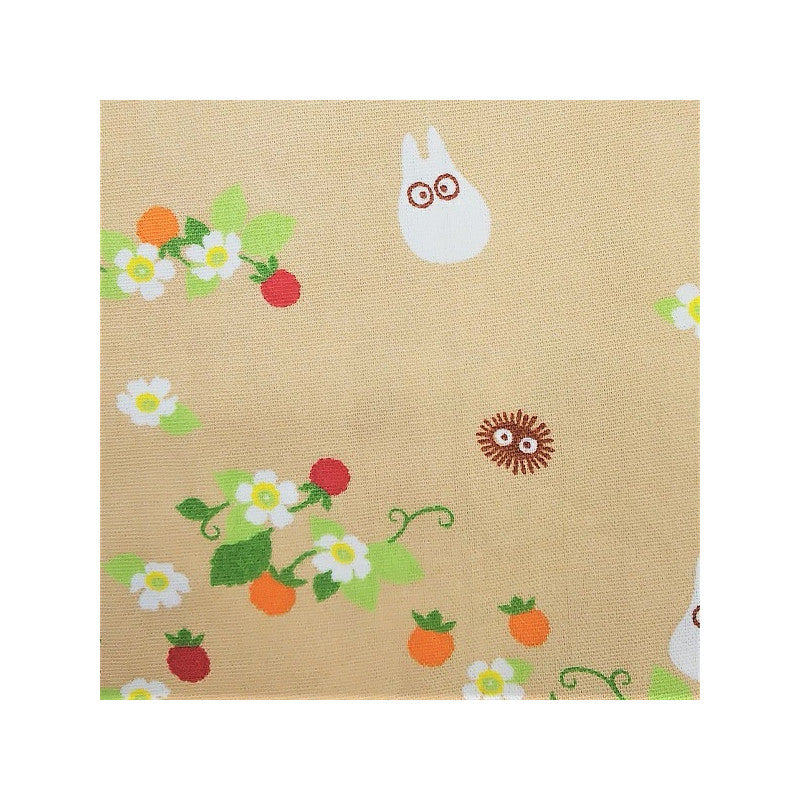 TABLIER FRAISES & FLEURS SAUVAGES 85X100 CM - MON VOISIN TOTORO
