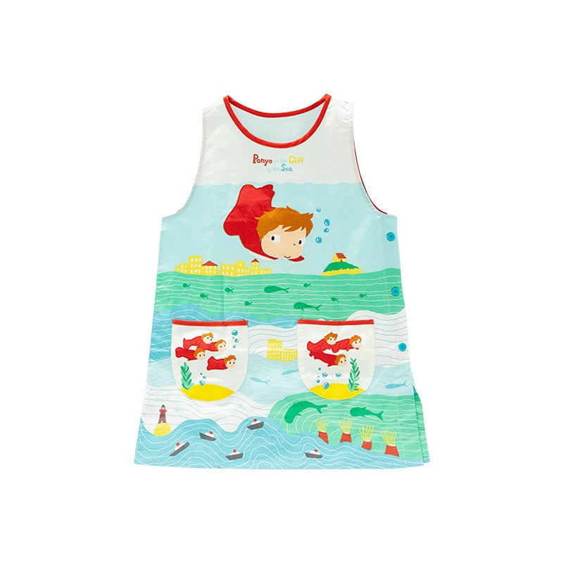 TABLIER PLEIN DE PONYOS 84X61,5 CM - PONYO SUR LA FALAISE