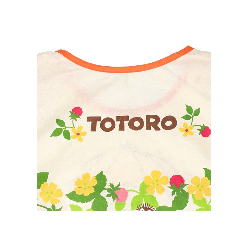 TABLIER TOTORO CHAMPS DE FLEURS 84X61,5 CM - MON VOISIN TOTORO