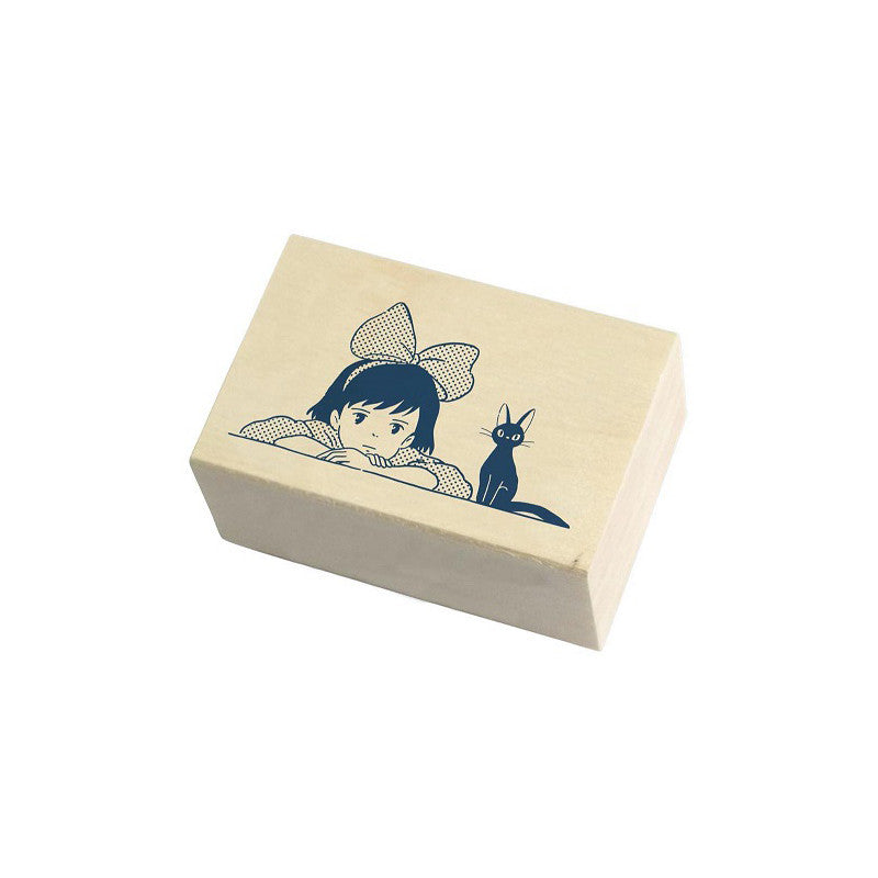 TAMPON EN BOIS KIKI & JIJI - KIKI LA PETITE SORCIÈRE