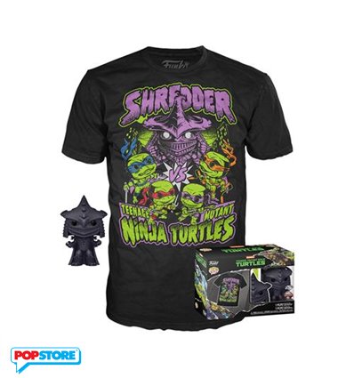 Funko Pop! & Tee - Teenage Mutant Ninja Turtles Shredder Small - flash vidéo