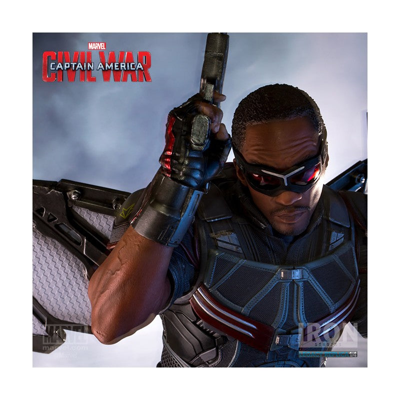 THE FALCON 1/4 STATUE - CACW - IRON STUDIOS