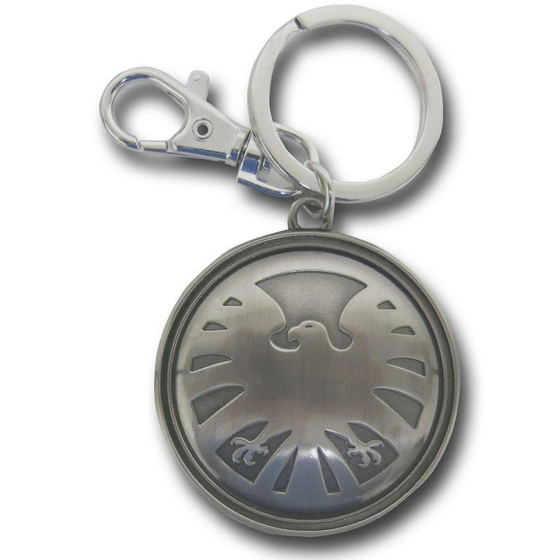 THE S.H.I.E.L.D LOGO PEWTER KEYCHAIN