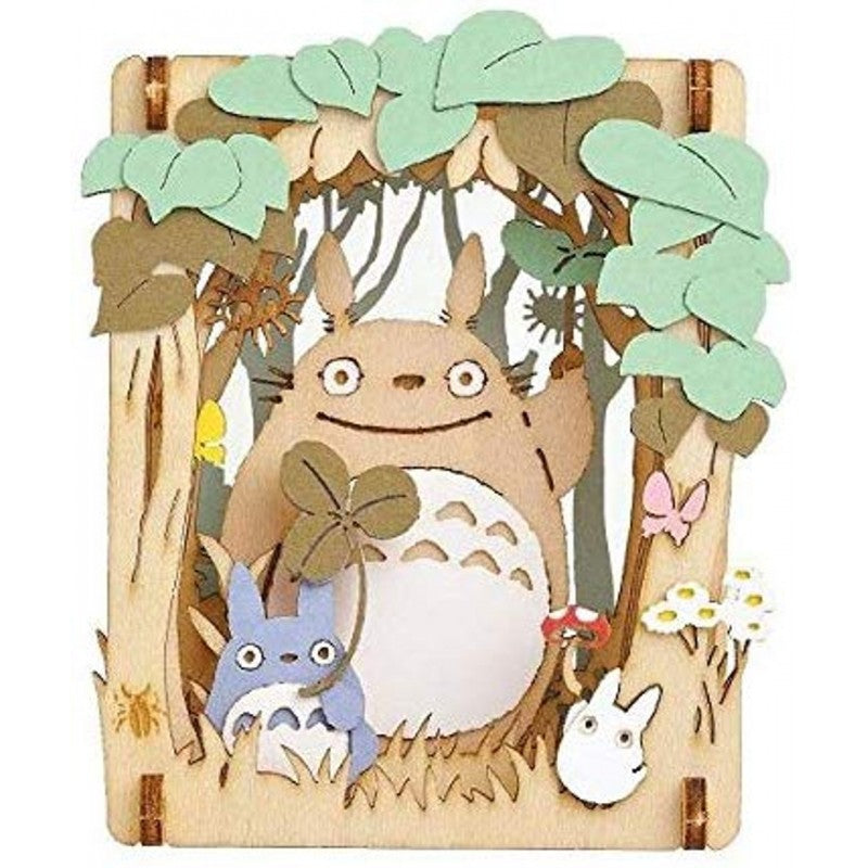 THÉÂTRE DE PAPIER STYLE BOIS TOTORO DONDOKO - MON VOISIN TOTORO