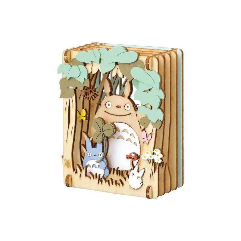 THÉÂTRE DE PAPIER STYLE BOIS TOTORO DONDOKO - MON VOISIN TOTORO