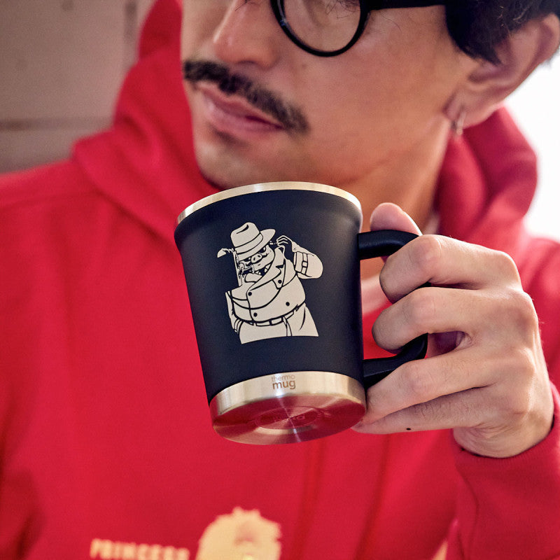 THERMO MUG MAT MARCO TÉLÉPHONE - PORCO ROSSO
