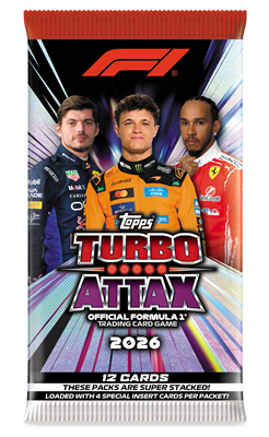TOPPS-F1 Turbo Attax 26/27-Boosters 12 Cartes (24)