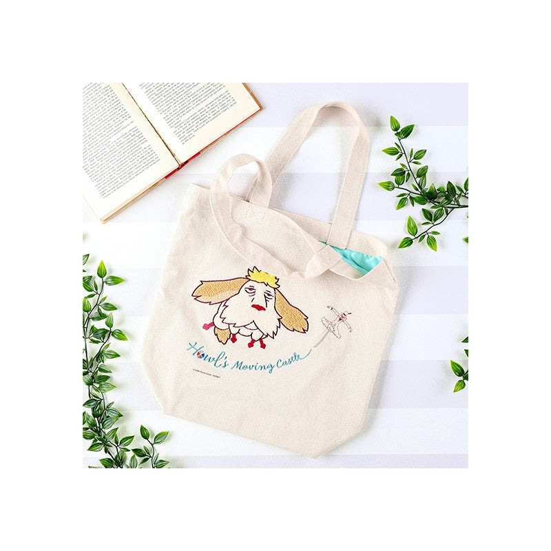 TOTE BAG BRODÉ HINH VOLANT - LE CHÂTEAU AMBULANT