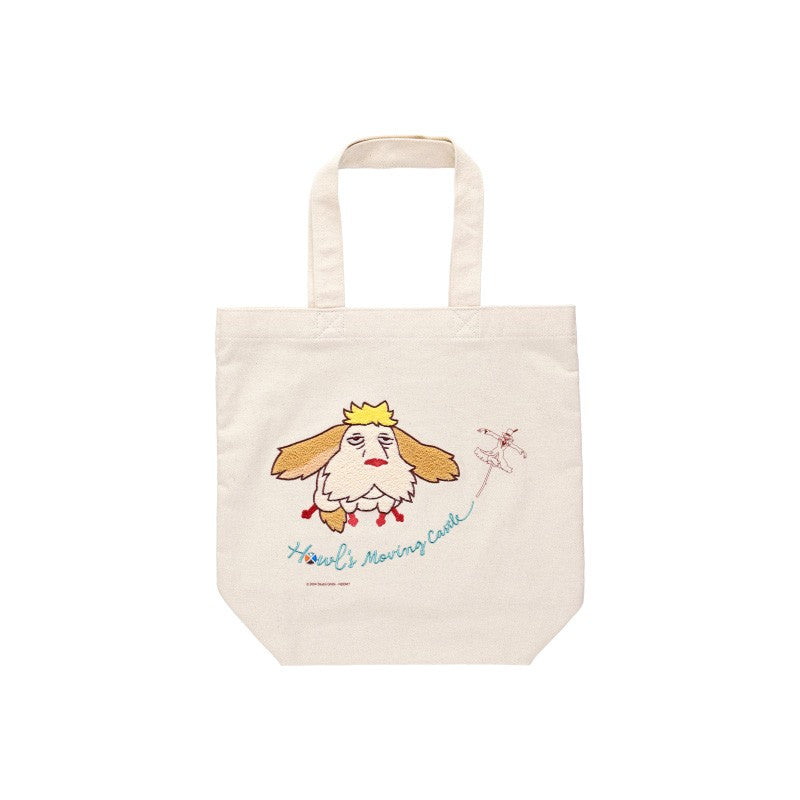TOTE BAG BRODÉ HINH VOLANT - LE CHÂTEAU AMBULANT