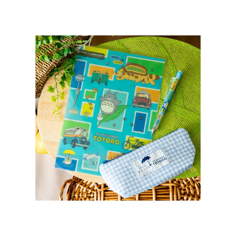 TROUSSE BLEUE À CARREAUX - MON VOISIN TOTORO