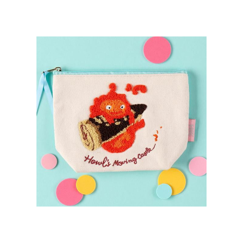 TROUSSE BRODÉE CALICIFER - LE CHÂTEAU AMBULANT
