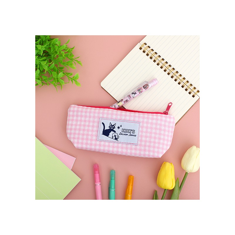 TROUSSE ROSE À CARREAUX - KIKI LA PETITE SORCIÈRE