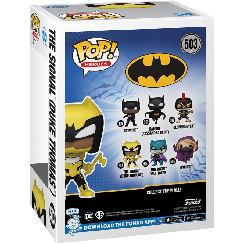 Funko Pop! Heroes: Batman: The Joker War Zone - The Signal (Duke Thomas) - flash vidéo