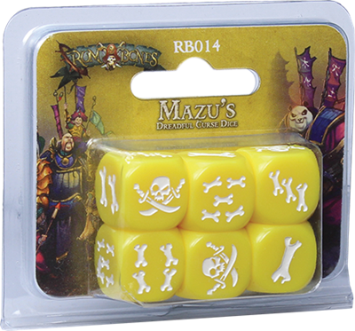 Rum & Bones : Redoutable Fléau Mazu (Set de Dés)