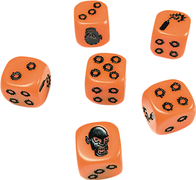 Zombicide : Set de Dés Orange