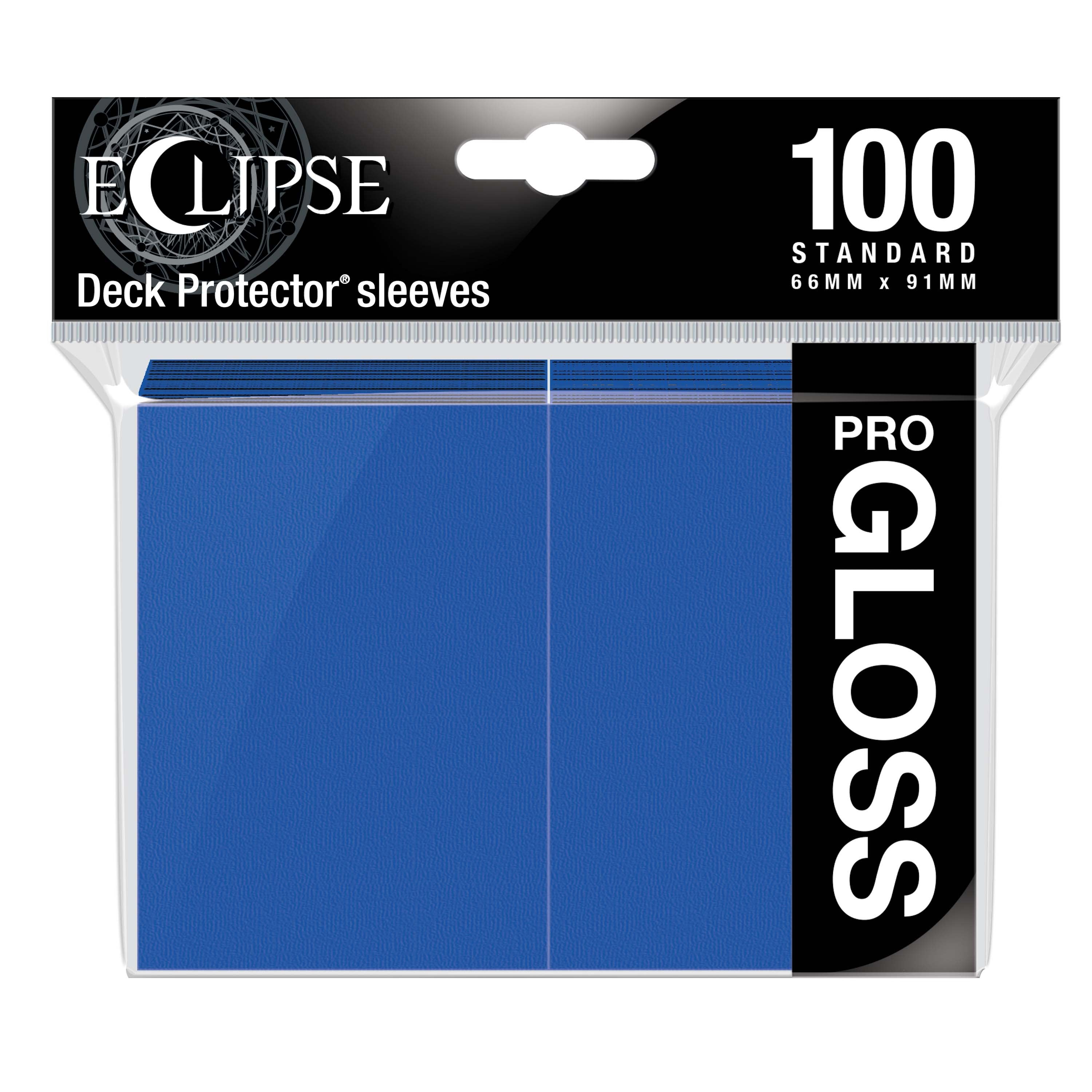 Ultra Pro - Eclipse Gloss Sachet de 100 protèges cartes standard Bleu Pacifique (66 x 91 mm) - flash vidéo