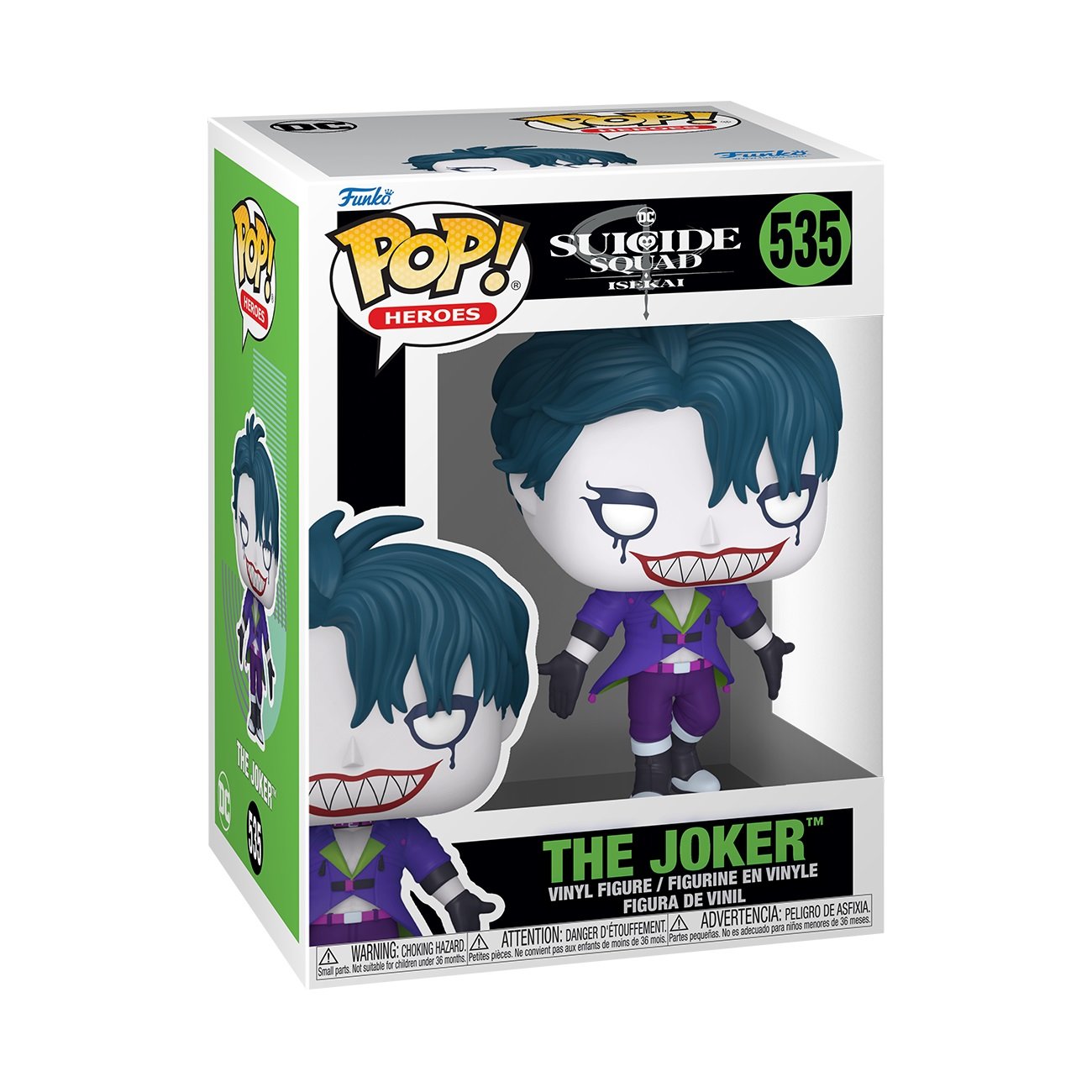 Funko Pop! Animation: DC Comics: Suicide Squad - The Joker (Chance of Special Chase Edition) - flash vidéo