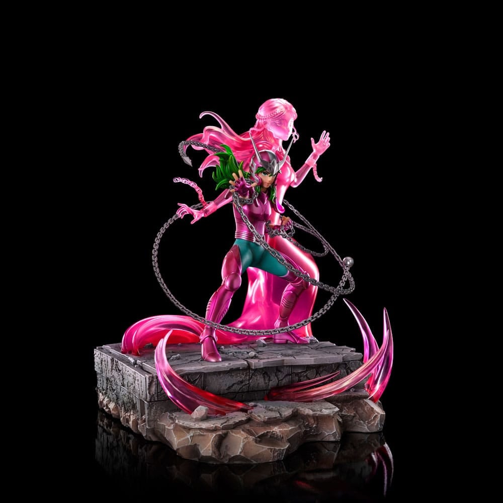 Iron Studios - Deluxe Art Scale 1/10 - Saint Seiya - Andromeda Shun Statue 23cm - flash vidéo