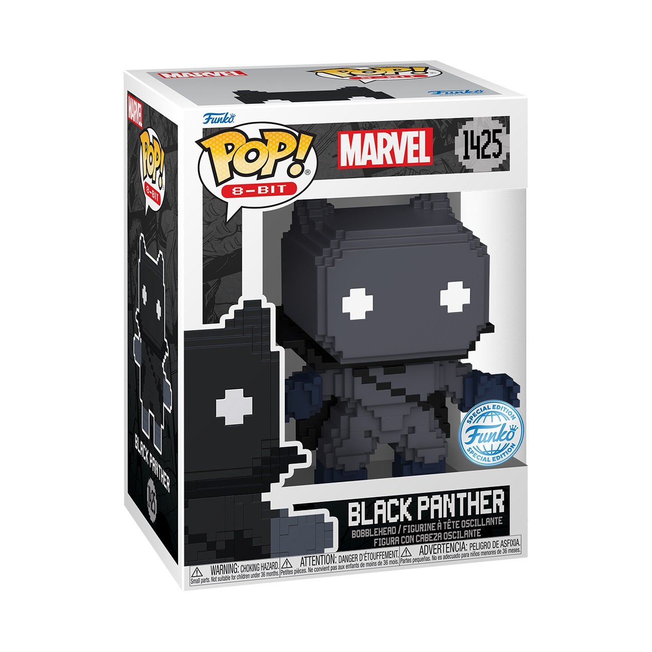 Funko Pop! Marvel: 8-Bit - Black Panther - flash vidéo